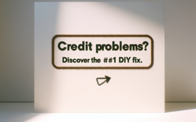 Credit Problems? Discover the #1 DIY Fix