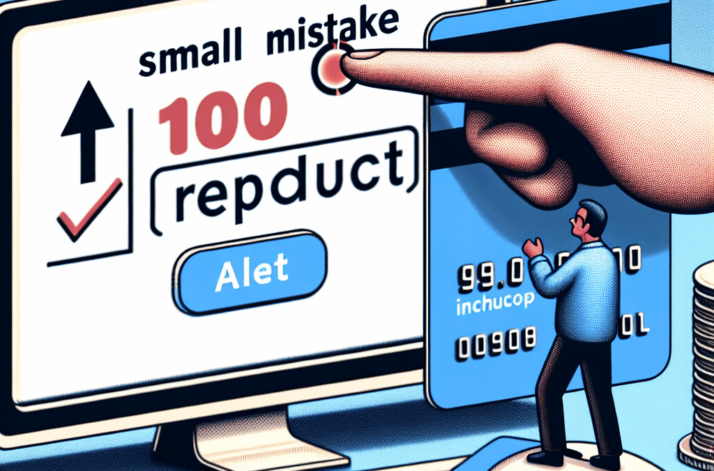 How a Small Mistake Can Cost You 100 Credit Points