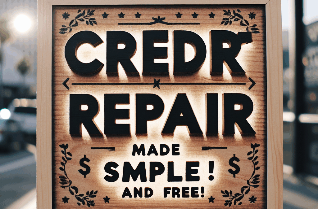 Credit Repair Made Simple (and Free!)