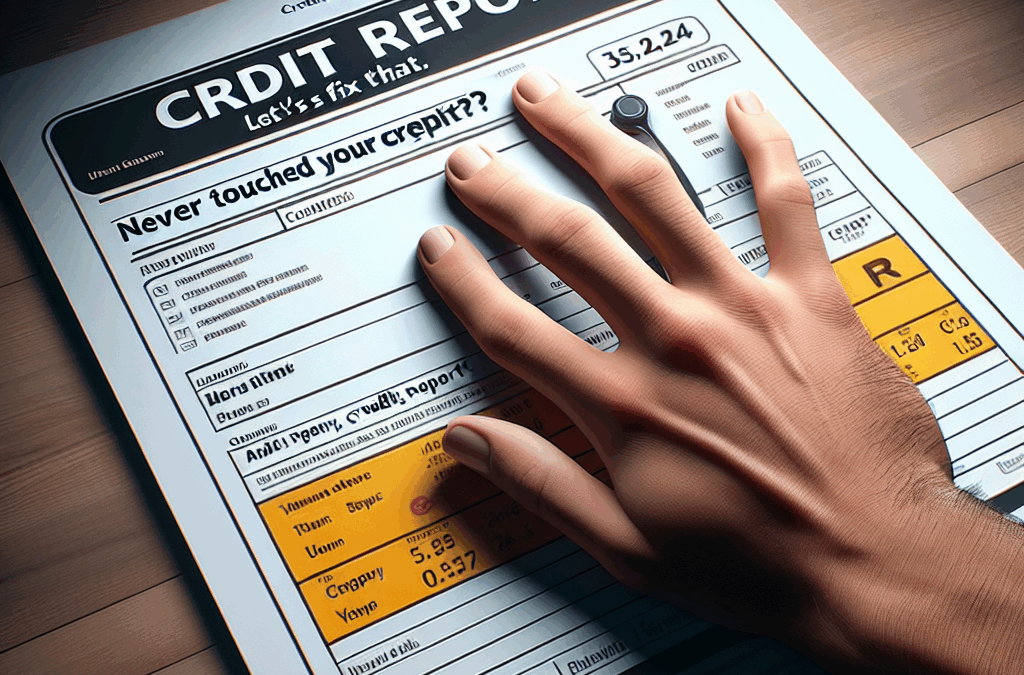 Never Touched Your Credit Report? Let’s Fix That