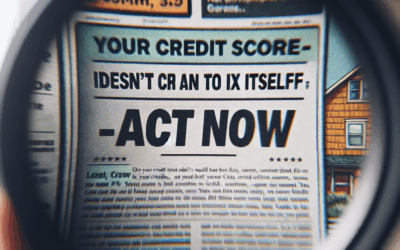 Your Credit Score Isn’t Going to Fix Itself—Act Now