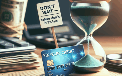 Don’t Wait—Fix Your Credit Before It’s Too Late