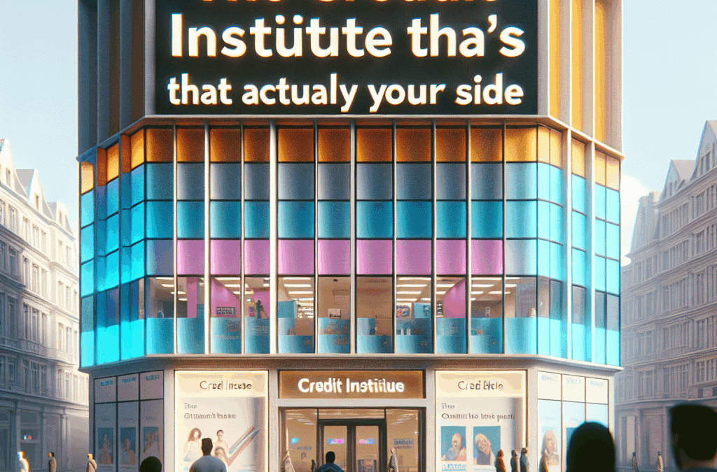 The Credit Institute That’s Actually on Your Side