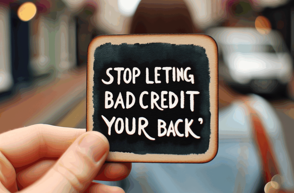 Stop Letting Bad Credit Hold You Back