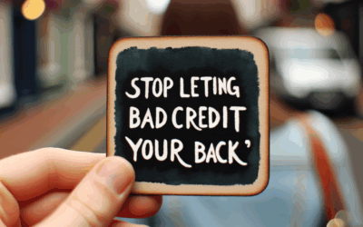 Stop Letting Bad Credit Hold You Back
