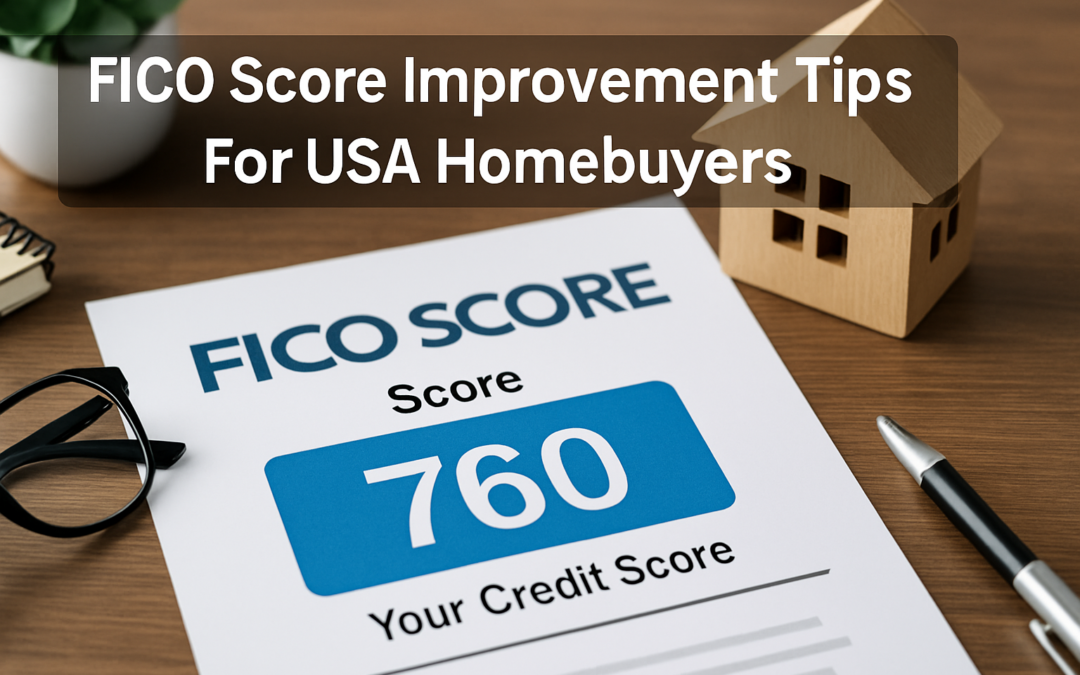 FICO Score Improvement Tips For USA Homebuyers