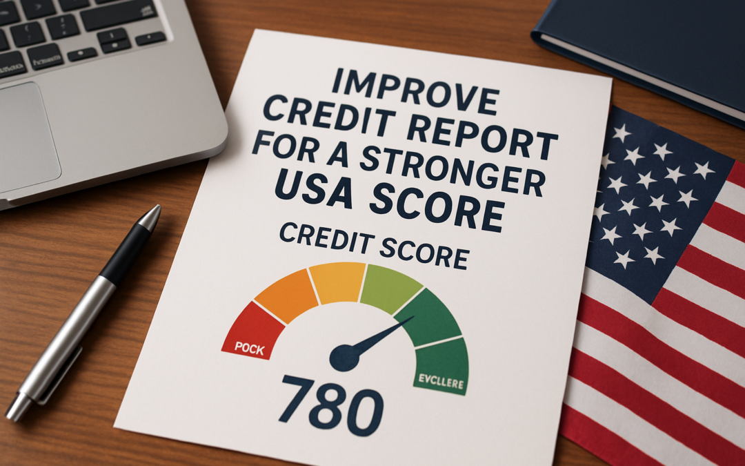 Improve Credit Report For A Stronger USA Score