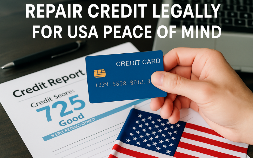 Repair Credit Legally For USA Peace Of Mind